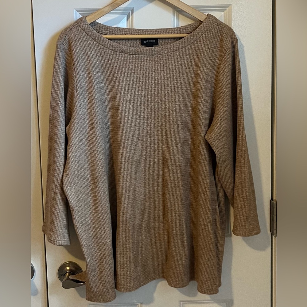 J. Jill Beige Knit Sweater